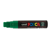 Uni Posca Permanent Paint Marker 15.0mm Extra-Broad Chisel Green PC-17K